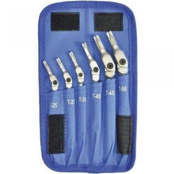 Bondhus 00015 08-0421, cromado, Includes Sizes: T25, T27, T30, T40, T45 & T50