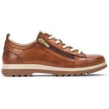 Zapatillas de Piel Vigo para mujer en color cuero