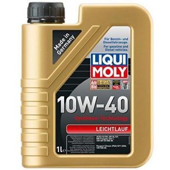 Aceite de motor LIQUI MOLY Leichtlauf 10W-40 semi-sintético para Diesel y Benzina, 1 litro