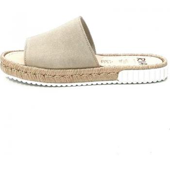 Sandalia plana Ria Menorca modelo 31300 para mujer en color beig