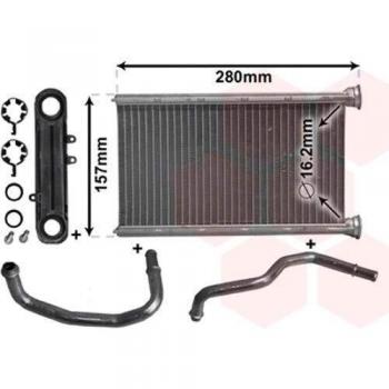 Radiador de calefacción interior VAN WEZEL 21006069 con intercambiador de calor IR PLUS para Jeep Cherokee IV