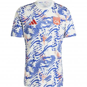 adidas Olympique Lyon Pre Match Shirt 2024 2025 - White - Adult Male - XL