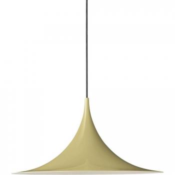 Lámpara colgante Semi Gubi, Ø 47 cm, crema brillante semilla de hinojo