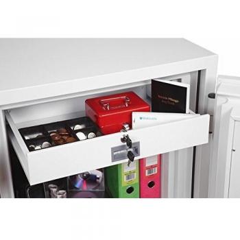 Caja Fuerte Ignífuga Phoenix Fire Fighter FS0442K con Cerradura de Llave, 84L, 60 minutos de Protección contra Incendios, Dimensiones: 520 x 520 x 900 mm