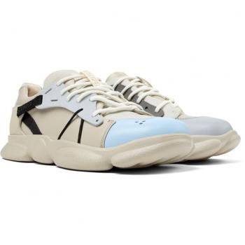 Camper Karst Twins Women's Sneakers - Multicolor, Size 41, Smooth Leather/Cotton Fabric