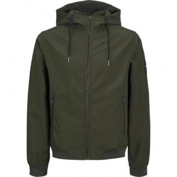 Jack & Jones Basic Plus Size Hooded Softshell Jacket 3XL Rosin