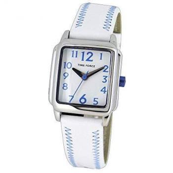 Time force boys analogue quartz watch with leather strap tf4115b03
