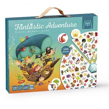 Juego de mesa Fantastic Adventure - Un emocionante juego de estrategia y aventura para toda la familia, incluye tablero colorido, fichas personalizadas, dados, cartas de acción y desafíos; diseñado para 2 a 6 jugadores, recomendado para mayores de