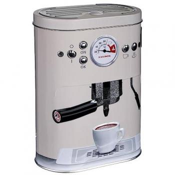 Cafetera Rectangular de Metal Beige - 5five Simply Smart