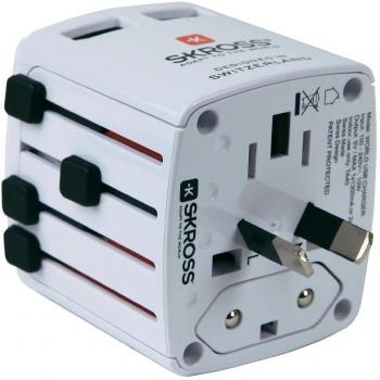 Skross 130.23 - Adaptador internacional, blanco