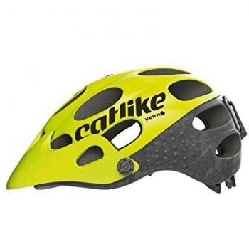 Catlike Yelmo Casco de Ciclismo, Unisex Adulto, Negro/Amarillo