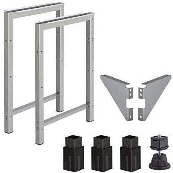 Wolfcraft 6782000 1 Kit de Patas, Gris