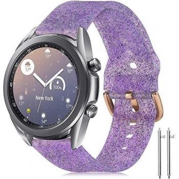 TOPsic Correa Galaxy Watch Active 2 40mm 44mm, 20mm Silicona Correas Banda Pulseras de Repuesto Correa para Galaxy Watch Active 40mm/Galaxy Watch 42mm/Gear Sport/Vivoactive 3/Vivomove HR