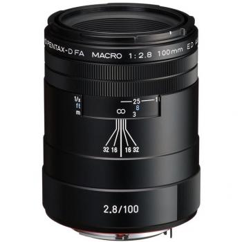 Pentax HD DFA 100mm f/2.8 ED AW Macro Lens - Black