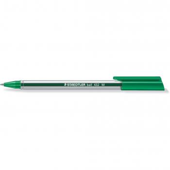 STAEDTLER CF10PENNA A SFERA 432 VERDE PM