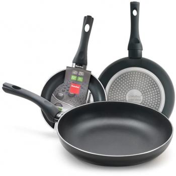 Metaltex - Lote 3 Sartenes EASY+ 20+24+28 cm