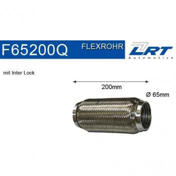 Unión flexible de escape LRT F65200Q para Peugeot 207 3/5 puertas