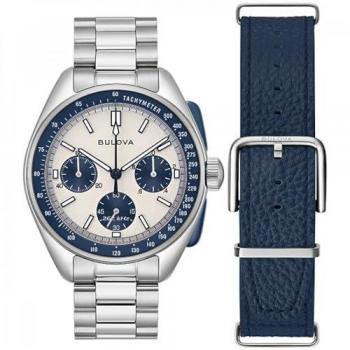 Reloj Analógico Bulova Lunar Pilot 98K112 para Hombre en Acero Inoxidable