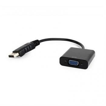 Gembird A-DPM-VGAF-02 Adaptador Cable DisplayPort Macho a VGA Hembra 0.15m Negro