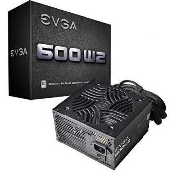 EVGA PSU 600W, W2, Blanco, 6PCS, EU
