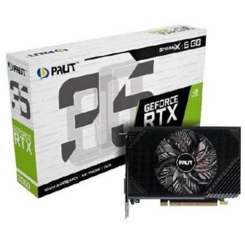 Tarjeta Gráfica Palit GeForce RTX 3050 StormX 6GB GDDR6 PCIe 4.0 Ray Tracing DLSS