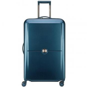 DELSEY PARIS TURENNE, Maleta rígida grande, 75 x 48 x 29 cm, 90 litros, L, azul noche