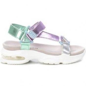 Sandalia de niña Xti 150725 Plata con cierre adherente