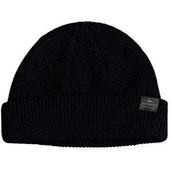 Quiksilver - Gorro con Dobladillo - Hombre - One Size - Negro