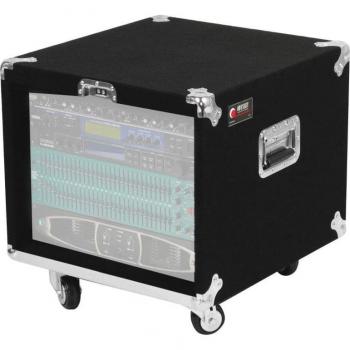 Odyssey CRP08W Pro 8U Carpet Amp Rack Case with Wheels