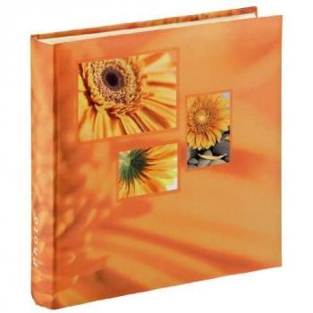 Hama Jumbo Singo Álbum de Fotos (30 x 30 cm, Naranja, Capacidad para 400 Fotos de 10 x 15 cm)