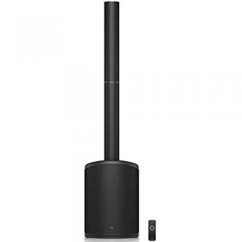 Behringer C210B Sistema Compacto de PA con Bluetooth y Batería, Altavoz de columna alimentado de 160 vatios, Subwoofer de 8, 4 controladores de alta frecuencia, Transmisión de audio Bluetooth