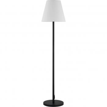 Lámpara de terraza Lucande Jaimy, 150 cm, negro, aluminio, con una llama E27