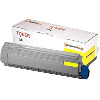 CVT CompraVentaToner - Toner Compatible Oki C823 / C833 / C834 / C843 Amarillo 46471101
