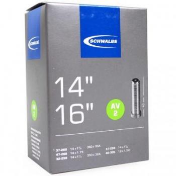SCHWALBE Cámara de aire para bicicleta 14x1 3/8 STANDARD 40MM 318566
