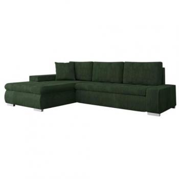 Sofá rinconero Comfivo 112 con función de descanso y caja de ropa de cama, dimensiones 265 x 85 x 185 cm