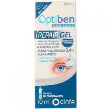 Optiben Repair Gel Ocular Hidratante 10 ml Envase