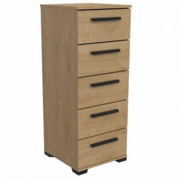 Sinfonier 5 Cajones Izzy Estilo Industrial Color Roble Hamilton 42x102 CM