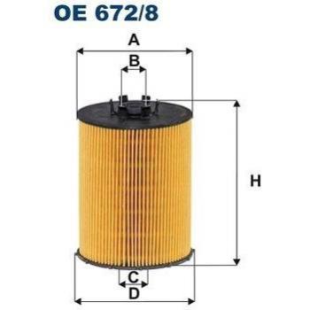 Filtro de aceite FILTRON OE 672/8