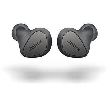 Jabra Elite 3 Auriculares Inalámbricos Bluetooth - Realmente Inalámbricos con aislamiento del ruido - 4 micrófonos - Graves intensos - Sonido a medida y modo mono - Gris oscuro