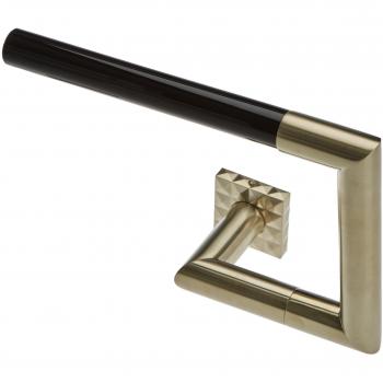 Pomdor - Toallero aro coco pvd oro mate - negro heritage
