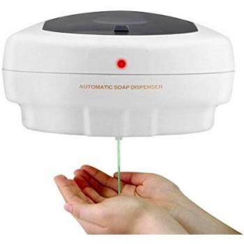 Dispensador de jabón montado en la pared Eliminación de la huella digital Loción líquida Champú automático con sensor infrarrojo 500ML Ideal para el baño de la cocina