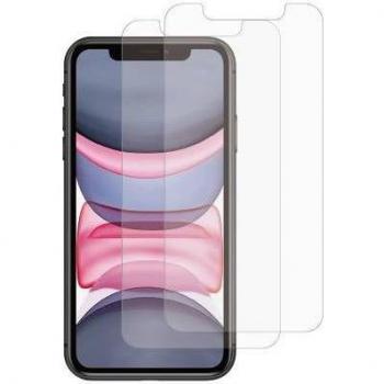 Pack de Funda Suave y Cristal Templado MyWay para iPhone 11, Transparente