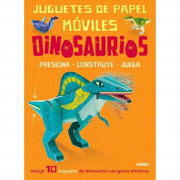 Juguetes de papel móviles. Dinosaurios