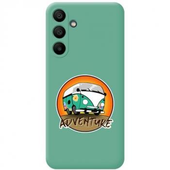 Funda Silicona Líquida Verde Adventure para Samsung Galaxy A15 4G / 5G con Dibujos