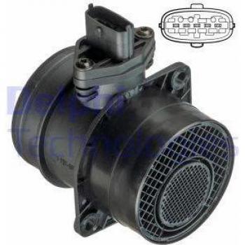 Sensor de flujo de aire Delphi AF10364-12B1, medidor de masa de aire, compatible con múltiples vehículos, alta precisión en la medición del flujo de aire, diseño duradero y resistente a condiciones adversas, fácil instalación