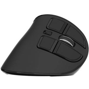 Ratón Vertical Inalámbrico NATEC Euphonie Pro Bluetooth 5.0 4000 DPI Silencioso y Programable Negro
