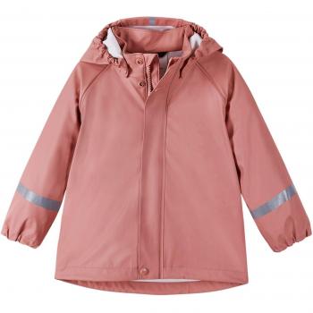 Reima Lampi Waterproof Rain Jacket for Children, Removable Hood, Unisex, Rose Blush