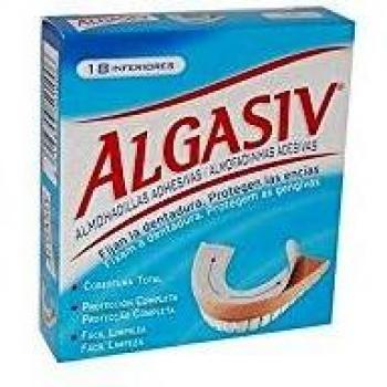 ALGASIV ALMOHADILLAS ADHESIVAS DENTADURA INFERIOR 18 UDS