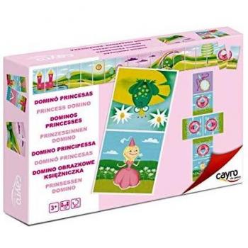 Juguetes Cayro - Puzzle Domino Reversible, con diseño de Princesas, 21 x 15 x 4 cm