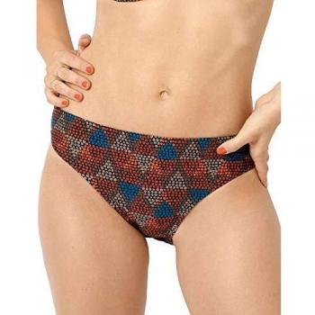 Miss Sans Complexe 68XAF03 Zanzibar Ethnic Print Black Bikini Bottom Medium